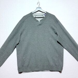 Tommy‎ Bahama Men's Grey Flipshore Abaco REVERSIBLE Split Neck SIZE L. #600